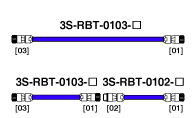 センサケーブル　3S-RBT-0103/3S-RBT-0102
