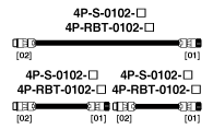 センサケーブル　4P-S-0102/4P-RBT-0102