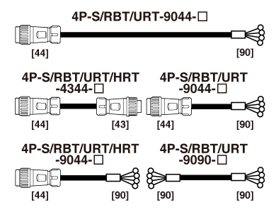センサケーブル　耐環境型 4P-S-9044,4P-RBT-9044,4P-URT-9044,4P-S-4344,4P-RBT-4344,4P-URT-4344,4P-HRT-4344,4P-S-9090,4P-RBT-9090,4P-URT-9090